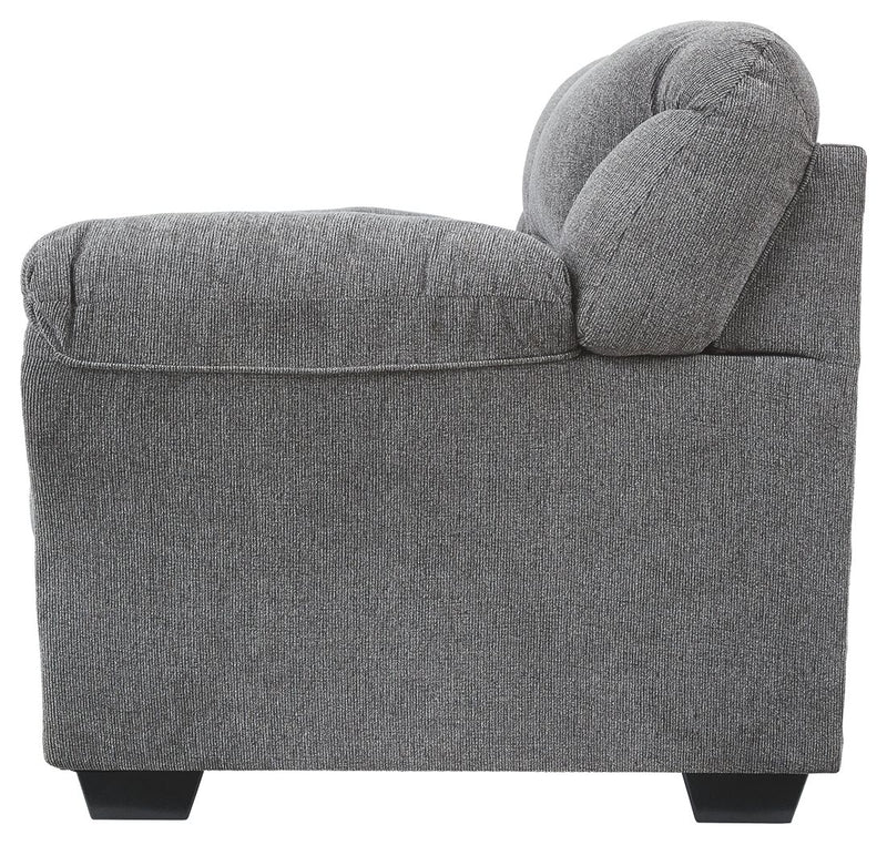 Allmaxx - Loveseat - Pewter - R&R Furniture Gallery (Fountain Valley, CA)