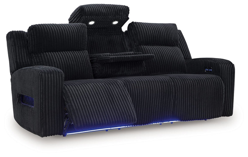 Forest Lake - Power Reclining Sofa With Adj Headrest - R&R Furniture Gallery (Fountain Valley, CA)