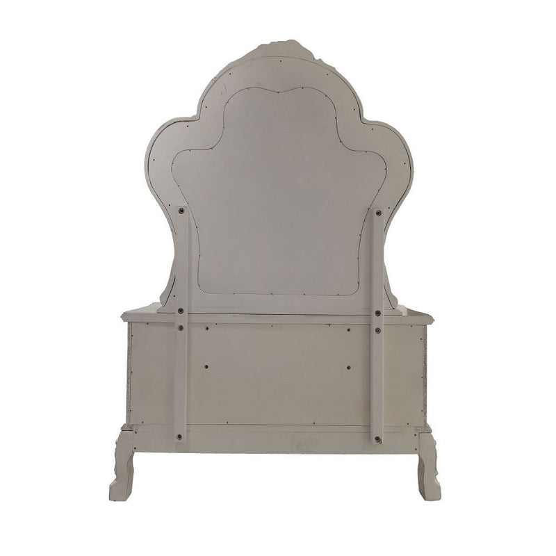 Dresden II - Mirror - Bone White - R&R Furniture Gallery (Fountain Valley, CA)