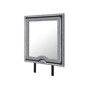 Isaiah - Mirror With Upholstered Frame And LED Lighting - R&R Furniture Gallery (Fountain Valley, CA)