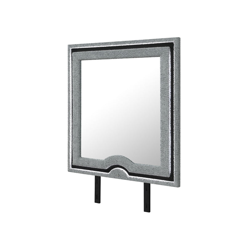 Isaiah - Mirror With Upholstered Frame And LED Lighting - R&R Furniture Gallery (Fountain Valley, CA)