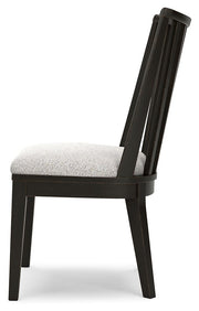 Galliden - Dining Upholstered Side Chair (Set of 2) - Black - R&R Furniture Gallery (Fountain Valley, CA)