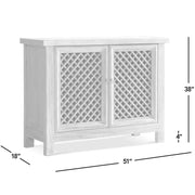 Jennifer Taylor Home Arden 2-door natural accent storage cabinet with sleek design and versatile storage space.