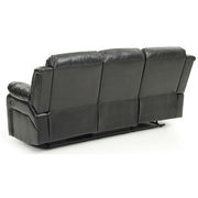 Elegant reclining sofa by Glory Furniture featuring plush cushions and a reclining design for leisure and comfort.
