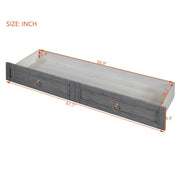 DreamHaus cabinet Murphy bed with large drawers and stylish design, featuring a sleek, modern look and functional storage.