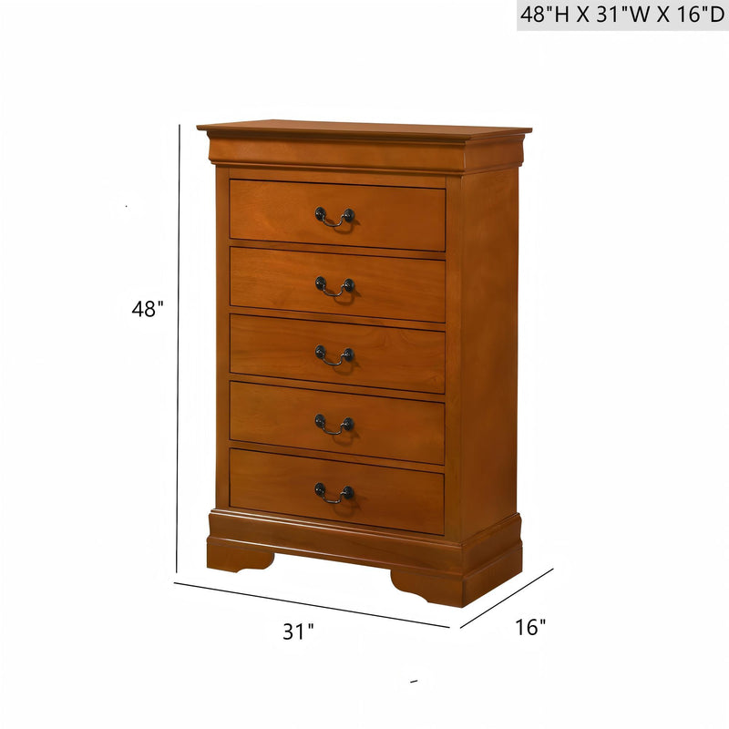 Louis Phillipe - Chest - R&R Furniture Gallery (Fountain Valley, CA)