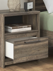 Elbrim - One Drawer Night Stand - Brown - R&R Furniture Gallery (Fountain Valley, CA)
