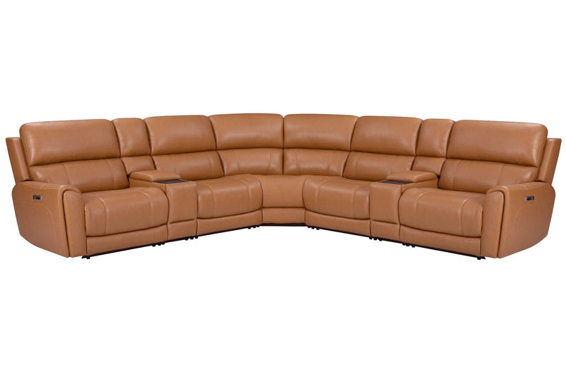 Hancock - Zero Gravity Power Reclining Sectional With Power Adjustable Headrests - R&R Furniture Gallery (Fountain Valley, CA)