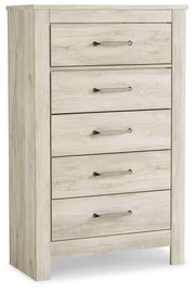 Bellaby - Five Drawer Chest - Whitewash - R&R Furniture Gallery (Fountain Valley, CA)
