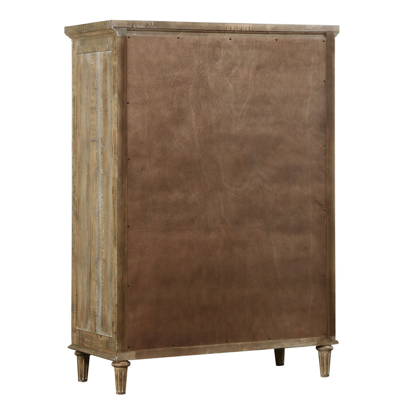 5 Drawer Chest With Construction - Taupe - R&R Furniture Gallery (Fountain Valley, CA)