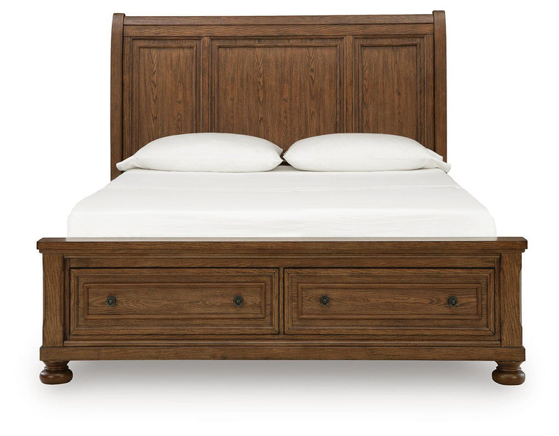 Zackaryn - Sleigh Storage Bed