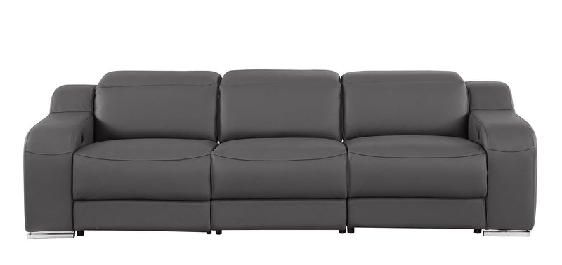1116 - 6-Piece Modular Power Reclining Sofa, Loveseat & Chair Set In With 5 Power Recliners & Power Headrests