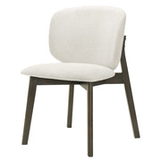 Mallin - Side Chair (Set of 2) - Gray Chenille & Walnut - R&R Furniture Gallery (Fountain Valley, CA)