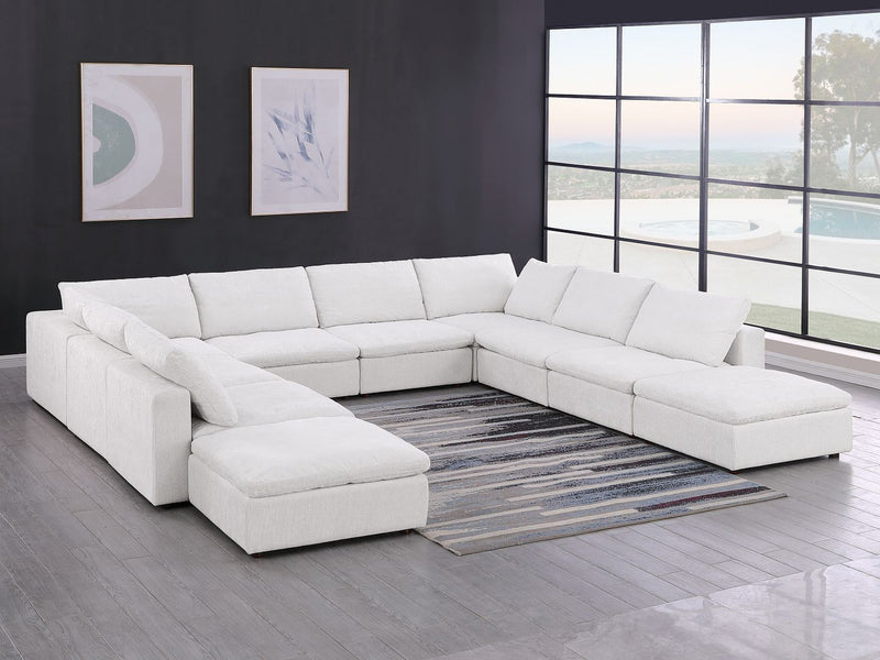 1100 - 10-Piece U-Shaped Sectional In Italian Fabric - R&R Furniture Gallery (Fountain Valley, CA)