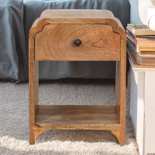 Newton - Nightstand With A Drawer And Open Shelf - R&R Furniture Gallery (Fountain Valley, CA)