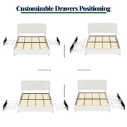 Liv - Patented With Drawers Upholstered Storage Platform Bed - R&R Furniture Gallery (Fountain Valley, CA)