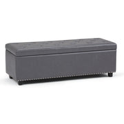 Hamilton - Upholstered Storage Ottoman - R&R Furniture Gallery (Fountain Valley, CA)