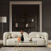 Donna - Japandi Design Boucle Sofa - R&R Furniture Gallery (Fountain Valley, CA)