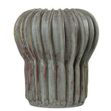 Gray green terracotta vase from TOV Furniture's Visha collection, showcasing a smooth, rounded shape and textured surface.
