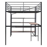 Loft Bed With Desk And Lateral Storage Ladder - R&R Furniture Gallery (Fountain Valley, CA)