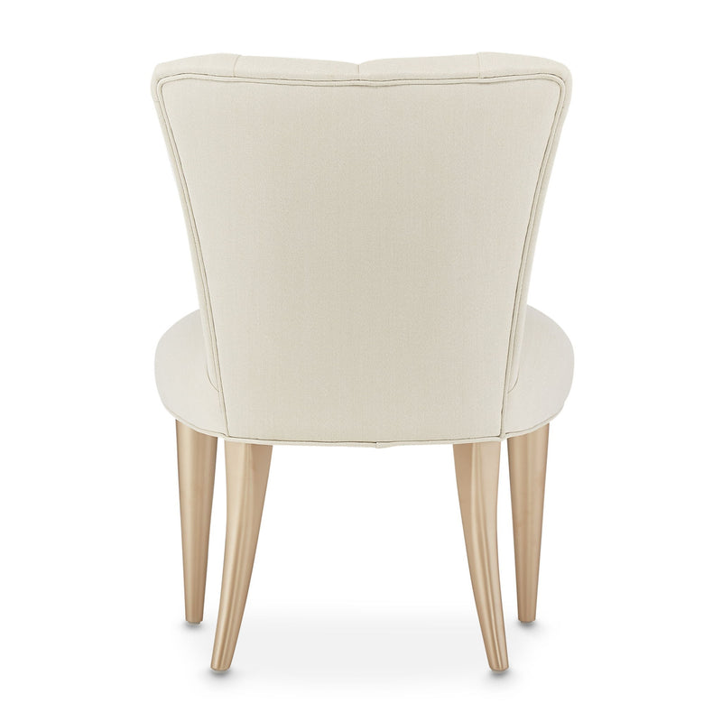 La Rachelle - Vanity Chair - Champagne - R&R Furniture Gallery (Fountain Valley, CA)