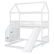 House Bunk Bed With Slide - R&R Furniture Gallery (Fountain Valley, CA)
