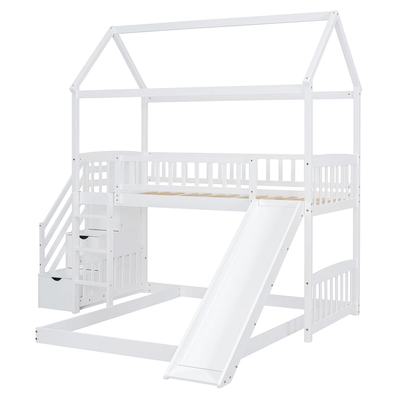 House Bunk Bed With Slide - R&R Furniture Gallery (Fountain Valley, CA)