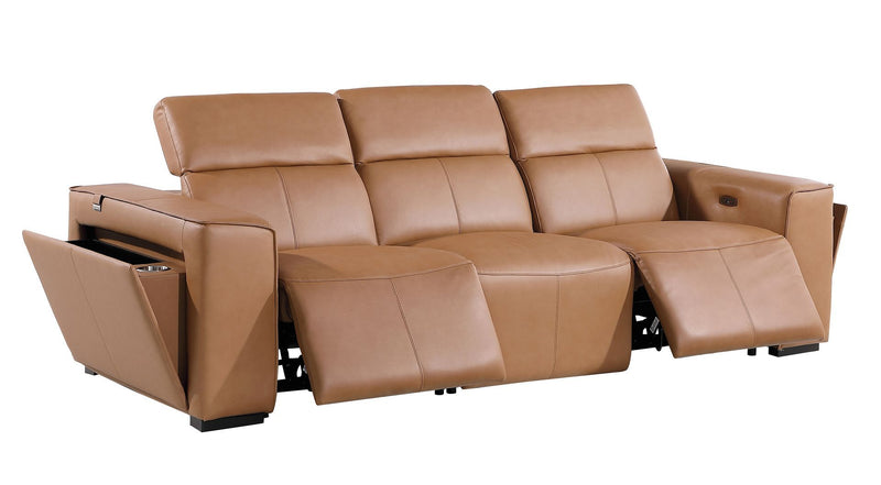 1224 - 6-Piece Modular Power Reclining Sofa, Loveseat & Chair Set In With 5 Power Recliners & Power Headrests