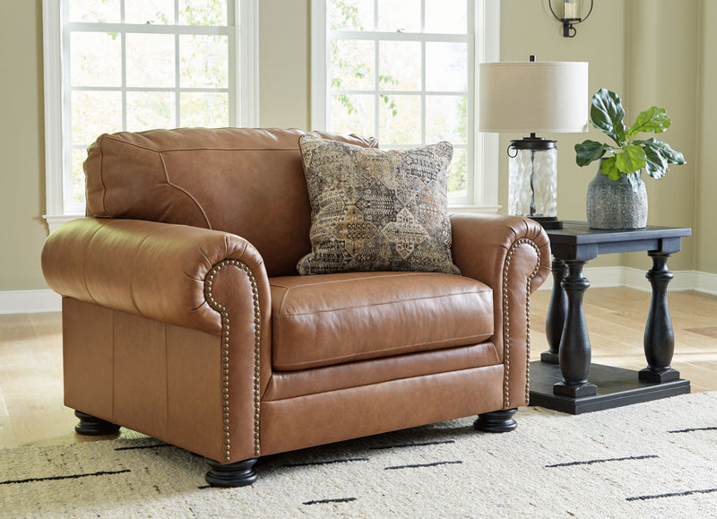 Carianna - Chair And A Half - Caramel - R&R Furniture Gallery (Fountain Valley, CA)