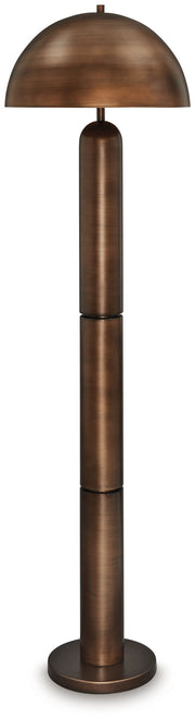 Signature Design by Ashley Wendfield metal floor lamp with a sleek, modern design and a tall, sturdy base.