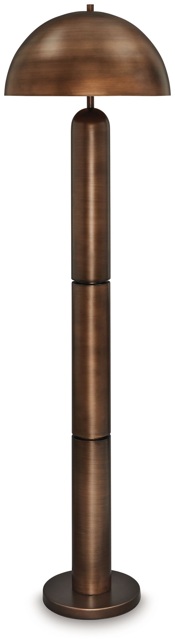 Signature Design by Ashley Wendfield metal floor lamp with a sleek, modern design and a tall, sturdy base.