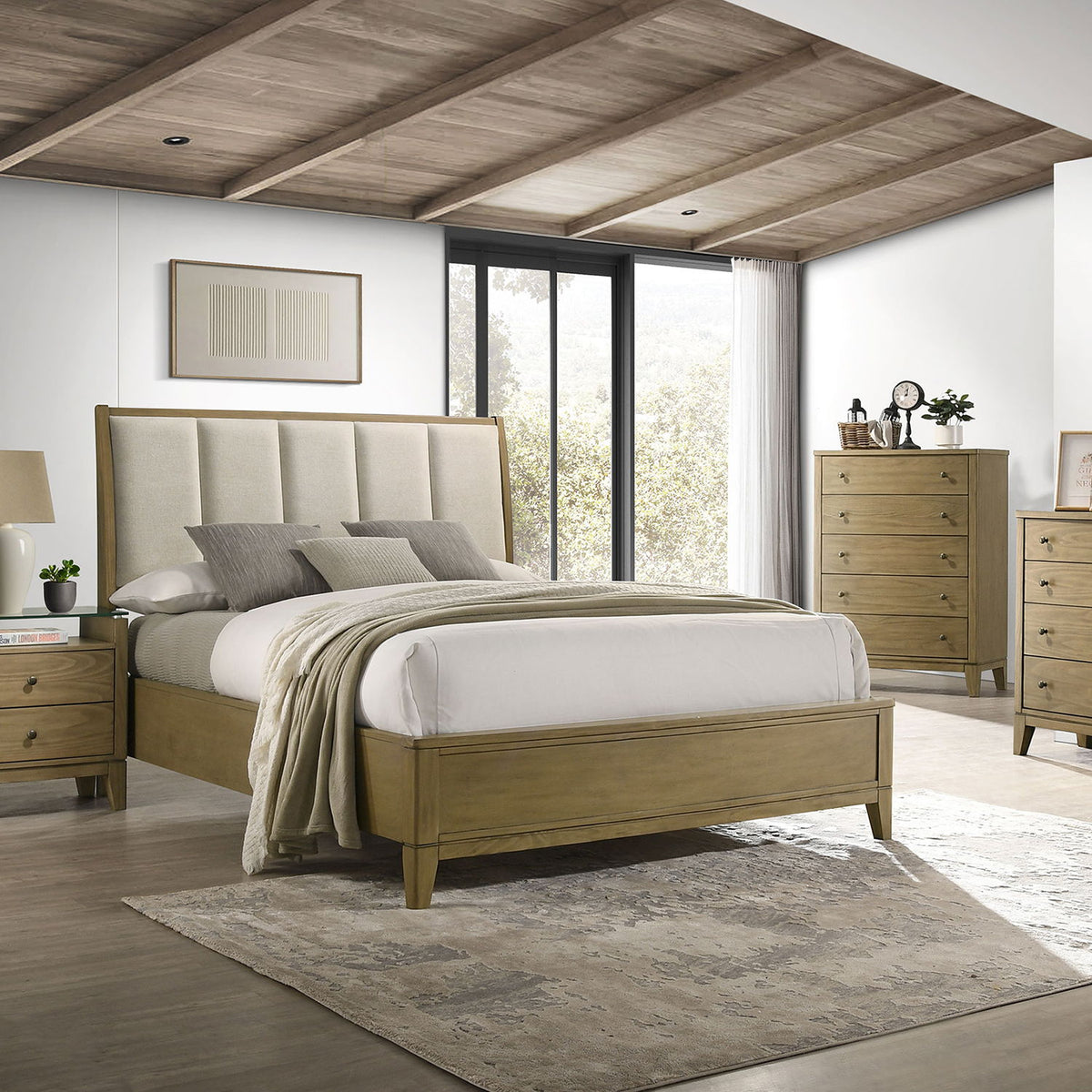 Menlo - 8 Drawer Dresser Cabinet - Natural