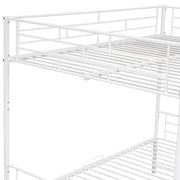 Metal Bunk Bed With Shelf And Guardrails - R&R Furniture Gallery (Fountain Valley, CA)