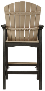 Fairen Trail - Tall Barstool (Set of 2) - Black / Driftwood - R&R Furniture Gallery (Fountain Valley, CA)