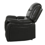 Classic Design Recliner, Upholstery Recliner, Glider Recliner - Black Berry - R&R Furniture Gallery (Fountain Valley, CA)