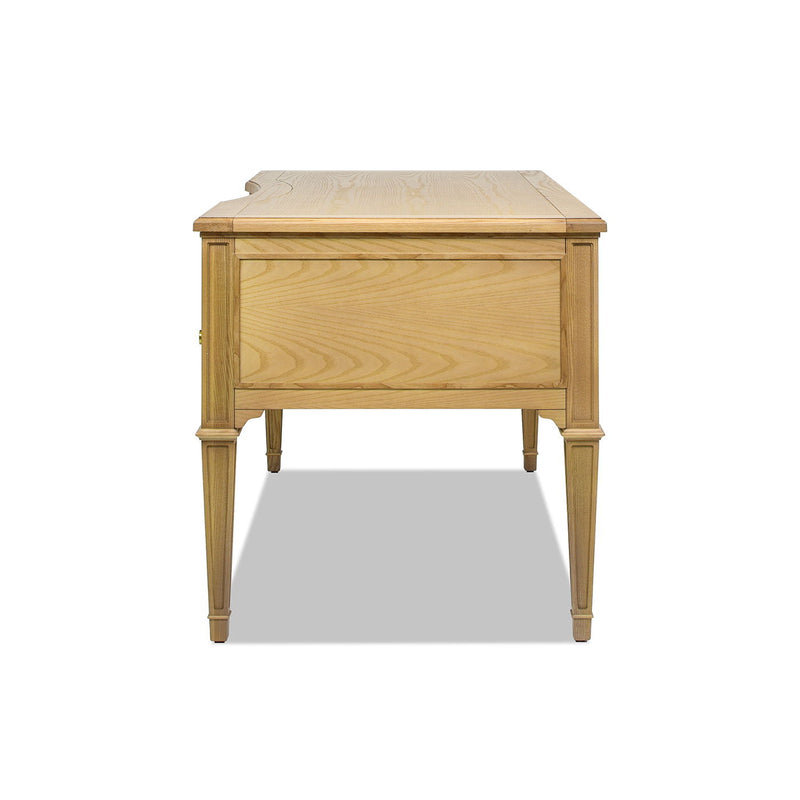 Dauphin - 5 Drawer Executive Desk - R&R Furniture Gallery (Fountain Valley, CA)