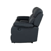 Blanche - Console Reclining Loveseat With LED Lights And Speakers - R&R Furniture Gallery (Fountain Valley, CA)