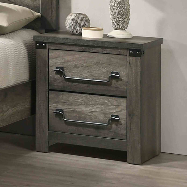 Britonale - Nightstand, Rustic Gray