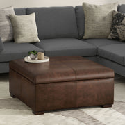 Gabbie - Coffee Table Upholstered Storage Ottoman - R&R Furniture Gallery (Fountain Valley, CA)