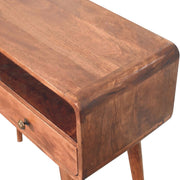 Solid Wood Curved Console Table - R&R Furniture Gallery (Fountain Valley, CA)