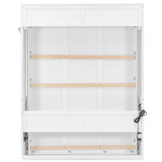 Murphy Bed With Desk, LED Lights & USB Charging Station - R&R Furniture Gallery (Fountain Valley, CA)