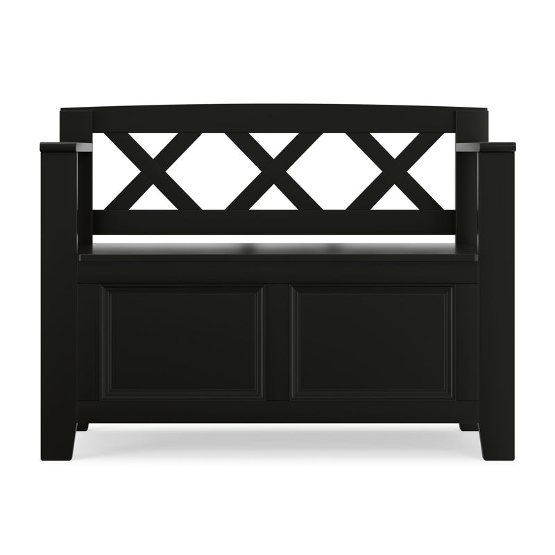 Amherst - Small Transitional Entryway Storage Bench - R&R Furniture Gallery (Fountain Valley, CA)