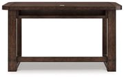Breckington - Home Office Desk - Dark Brown - R&R Furniture Gallery (Fountain Valley, CA)