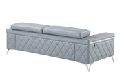 1140 - Top Grain Italian Leather Sofa - R&R Furniture Gallery (Fountain Valley, CA)