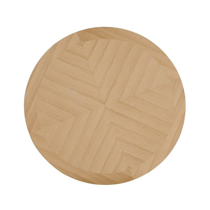Kasem - Round Dining Table - Oak - R&R Furniture Gallery (Fountain Valley, CA)