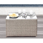 Comfortable Modern Patio Rattan Sectional Set With Cushions - R&R Furniture Gallery (Fountain Valley, CA)