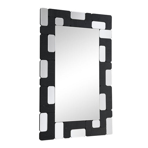 Dara - Accent Mirror - Black - R&R Furniture Gallery (Fountain Valley, CA)