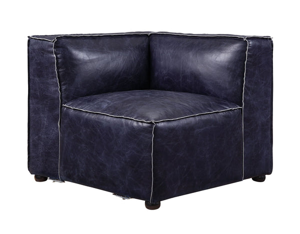 Birdie - Modular Wedge - Vintage Blue Top Grain Leather