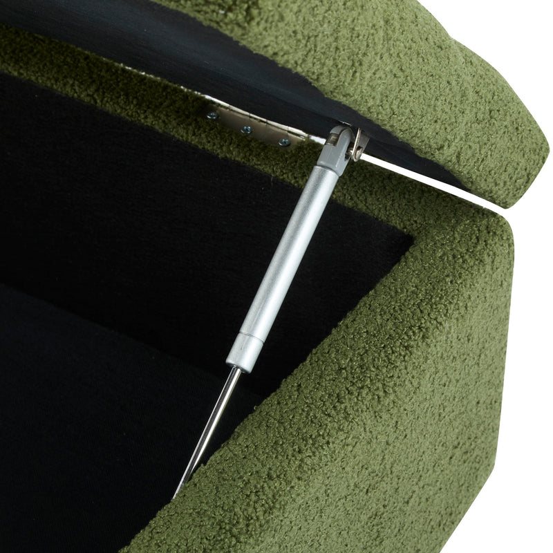 Ottoman Bench & Storage - Green - R&R Furniture Gallery (Fountain Valley, CA)