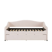Upholstered Daybed With Light And Trundle - R&R Furniture Gallery (Fountain Valley, CA)